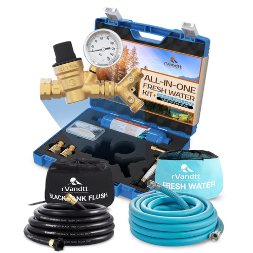 Fresh Water Kit - Drinking Hose & Sanitation Filter (35FT)